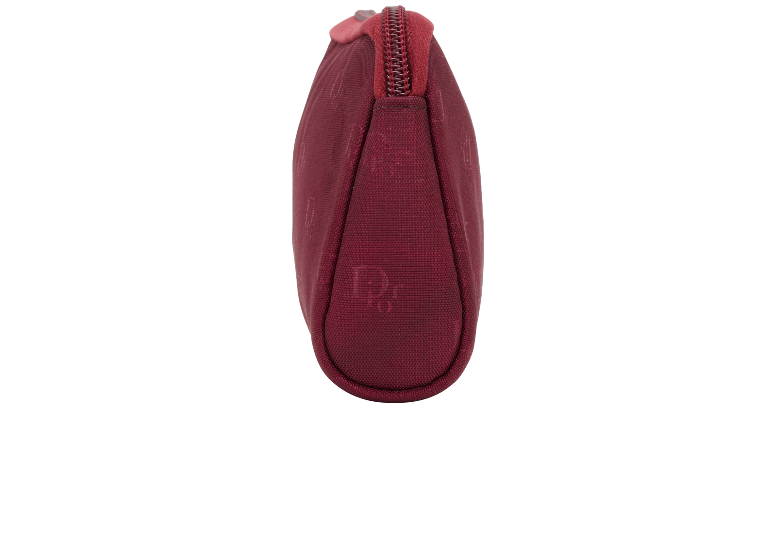 Christian Dior Vintage Cosmetic Pouch, &pound;90, Accessories, Red, Canvas, Bottom view